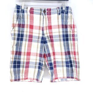 Aeropostale Plaid Bermuda Shorts Men's Size 30 Multicolor